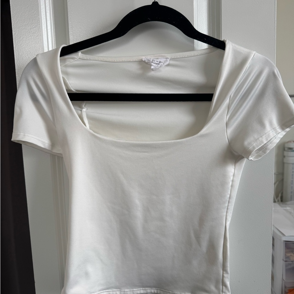 Live in the Moment-White Women's Top